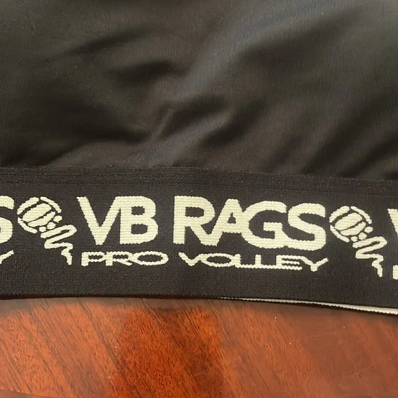 NWT VB Rags Hobbies Quick-Dry. Strappy Racerback Sports Bra. Size M. - Picture 3 of 12